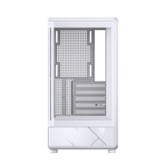 VỎ CASE JONSBO D200 WHITE (M-ATX/ MÀU TRẮNG KÍNH CONG/ KHÔNG KÈM FAN)