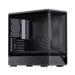 VỎ CASE JONSBO D200 BLACK (M-ATX/ MÀU ĐEN/ KÍNH CONG/ KHÔNG KÈM FAN)