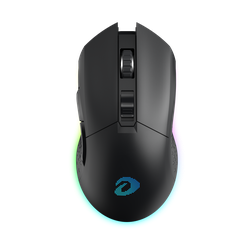 Chuột không dây Gaming DAREU EM901 RGB - BLACK (LED RGB, BRAVO sensor)