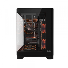 VỎ CASE MIK FOCALORS M BLACK (MÀU ĐEN/ M-ATX/ITX)