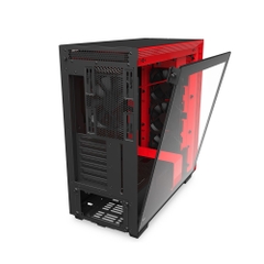 Vỏ Case NZXT H710 MATTE BLACK RED (Mini-ITX, MicroATX, ATX, EATX)