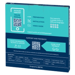 Quạt tản nhiệt ARCTIC P12 SLIM PWM PST