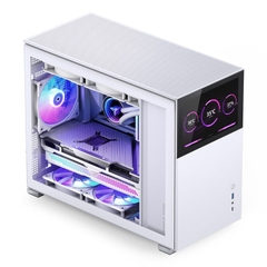 VỎ CASE JONSBO D31 STD SC WHITE (MINI TOWER/ MÀU TRẮNG/ MÀN HÌNH PHỤ 8")