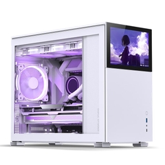 VỎ CASE JONSBO D31 STD SC WHITE (MINI TOWER/ MÀU TRẮNG/ MÀN HÌNH PHỤ 8")