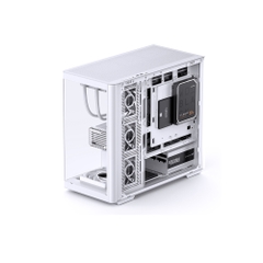Vỏ Case JONSBO D300 White ( MATX, Màu Trắng, Kính Cong)