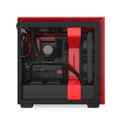 Vỏ Case NZXT H710 MATTE BLACK RED (Mini-ITX, MicroATX, ATX, EATX)