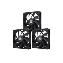 QUẠT TẢN NHIỆT THERMALRIGHT TL-C12C X3 BLACK (MÀU ĐEN/120MM/ BỘ 3 QUẠT)