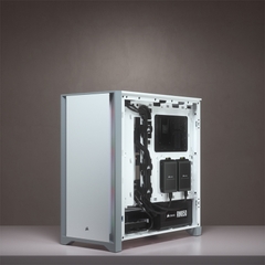 Vỏ Case Corsair 4000D TG White (Mid Tower/Màu Trắng)