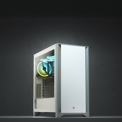 Vỏ Case Corsair 4000D TG White (Mid Tower/Màu Trắng)