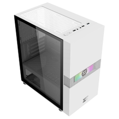 Vỏ Case XIGMATEK FADIL ARTIC 1F - M-ATX, 1 SIDE TEMPERED GLASS, 1 FAN X20F