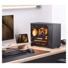 VỎ CASE JONSBO D31 STD BLACK (MINI TOWER/MÀU ĐEN)