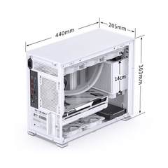 VỎ CASE JONSBO D31 STD WHITE (MINI TOWER/MÀU TRẮNG)
