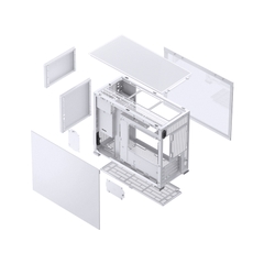 VỎ CASE JONSBO D31 STD WHITE (MINI TOWER/MÀU TRẮNG)