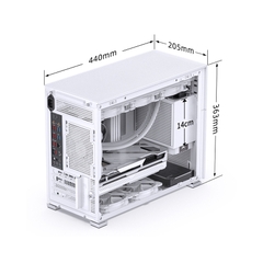 VỎ CASE JONSBO D31 MESH WHITE (MINI TOWER/MÀU TRẮNG)