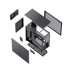 VỎ CASE JONSBO D41 STD BLACK (MID TOWER/MÀU ĐEN)