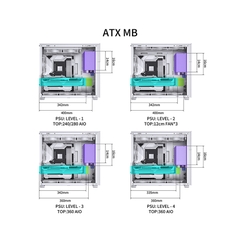 VỎ CASE JONSBO D41 STD WHITE (MID TOWER/MÀU TRẮNG)