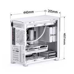 VỎ CASE JONSBO D41 STD WHITE (MID TOWER/MÀU TRẮNG)