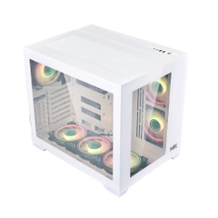 Vỏ Case MIK LV12 - White (iTX, mATX, ATX)