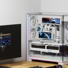 MÀN HÌNH PHỤ THERMALRIGHT TROFEO VISION LCD 9.16 inch WHITE (MÀU TRẮNG/ Hiển Thị Video & Thông Số PC)