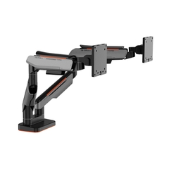 GIÁ ĐỠ 2 MÀN HÌNH HUMAN MOTION T9 PRO II DUAL MÀU XÁM (23-43 INCH)