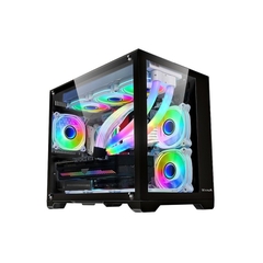 VỎ CASE VITRA CRYSTAL S1 PRO BLACK  (M-ATX/ RAD 360)