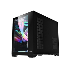VỎ CASE VITRA CRYSTAL S1 PRO BLACK  (M-ATX/ RAD 360)