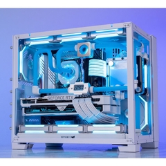 Quạt tản nhiệt LIAN-LI UNI Fan SL 120 V2 Triple White (LED ARGB - Fan ghép nối không dây ,điều tốc PWM)