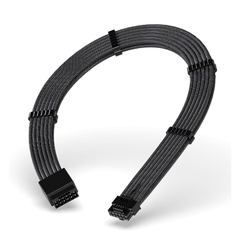 DÂY NGUỒN NỐI DÀI CHO CARD ĐỒ HOẠ EZDIY 16AWG 12VHPWR MALE TO FEMALE EXTENSION CABLE - BLACK