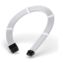 DÂY NGUỒN NỐI DÀI CHO CARD ĐỒ HOẠ EZDIY 16AWG 12VHPWR MALE TO FEMALE EXTENSION CABLE - WHITE