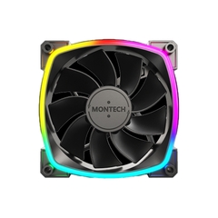 Quạt tản nhiệt MONTECH RX120 PWM BLACK (MÀU ĐEN/ 120MM/ CÁNH NGƯỢC)