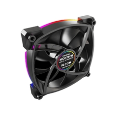 Quạt tản nhiệt MONTECH RX120 PWM BLACK (MÀU ĐEN/ 120MM/ CÁNH NGƯỢC)