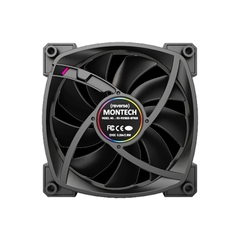 Quạt tản nhiệt MONTECH RX120 PWM BLACK (MÀU ĐEN/ 120MM/ CÁNH NGƯỢC)