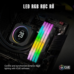 Ram Desktop Corsair Vengeance RGB Heatspreader (CMH32GX5M2B5600C40K) 32GB (2x16GB) DDR5 5600MHz
