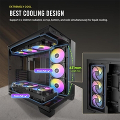 VỎ CASE ANTEC C8 BLACK (E-ATX/MÀU ĐEN)