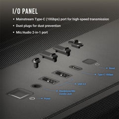 VỎ CASE ANTEC C8 BLACK (E-ATX/MÀU ĐEN)