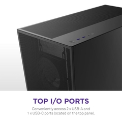 Vỏ máy tính NZXT H7 2024 FLOW BLACK (MÀU ĐEN/ ATX/ MID TOWER/3 FAN ĐEN)