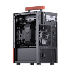 VỎ CASE JONSBO T6 BLACK (ITX/ MINI TOWER/ MÀU ĐEN)
