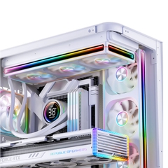 Tản nhiệt nước AIO JONSBO TH-240 ARGB WHITE (LCD hiển thị nhiệt độ)