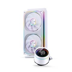 Tản nhiệt nước AIO JONSBO TH-240 ARGB WHITE (LCD hiển thị nhiệt độ)