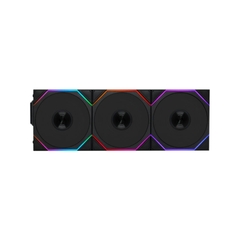 QUẠT TẢN NHIỆT LIAN LI UNI FAN TL WIRELESS 120 REVERSE BLACK (BỘ 3 CÁI/ MÀU ĐEN/ CÁNH NGƯỢC)