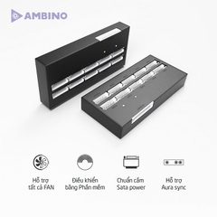 HUB FAN Ambino (10 cổng Quạt 6 pin)