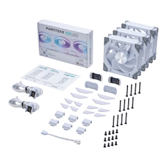 Quạt tản nhiệt PHANTEKS D30 120 REVERSED WHITE - TRIPLE PACK (MÀU TRẮNG/ BỘ 3 QUẠT/ CÁNH NGƯỢC)