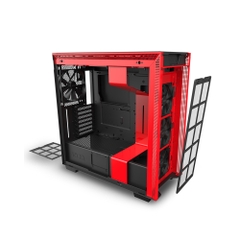 Vỏ Case NZXT H710 MATTE BLACK RED (Mini-ITX, MicroATX, ATX, EATX)