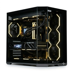 VỎ CASE MÁY TÍNH JUNGLE LEOPARD AS-01 BLACK (MÀU ĐEN/ ATX/ KHÔNG KÈM QUẠT)