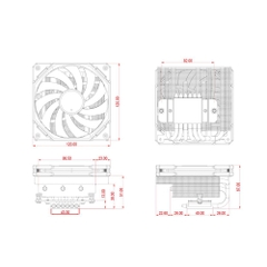 Tản nhiệt CPU ID-Cooling IS-67-XT BLACK (PC Low-Profile, Mini PC, ITX)