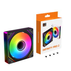 QUẠT TẢN NHIỆT XIGMATEK INFINITY PRO 2 (MÀU ĐEN/ CÁNH XUÔI)