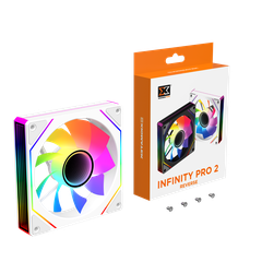 QUẠT TẢN NHIỆT XIGMATEK INFINITY PRO 2 ARCTIC REVERSE (MÀU TRẮNG/ CÁNH NGƯỢC)