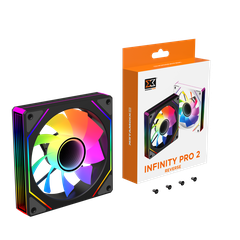QUẠT TẢN NHIỆT XIGMATEK INFINITY PRO 2 REVERSER (MÀU ĐEN/ CÁNH NGƯỢC)