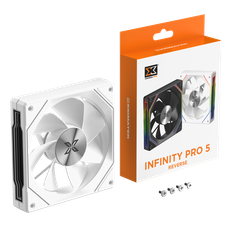 QUẠT TẢN NHIỆT XIGMATEK INFINITY PRO 5 ARCTIC REVERSE (MÀU TRẮNG/ CÁNH NGƯỢC)