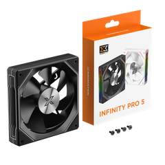 QUẠT TẢN NHIỆT XIGMATEK INFINITY PRO 5 (MÀU ĐEN/ CÁNH XUÔI)